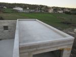 Arase et acrotère du toit terrasse