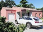 Construction d'une maison de 85 m² habitable, en agglo de 20 et 1 rangée de génoises