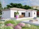 Construction d'une maison en agglos de 20 d'une surface habitable de 140 m² et tuiles terre cuites