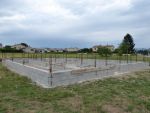 Elévation des murs du vide sanitaire et arase de la maison n°2