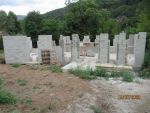 Élévation des murs en agglo de 20 cms 3 alvéoles et préparation des linteaux