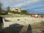 Élévation des murs en agglo du vide sanitaire