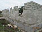 Elévation des murs en agloos de 0.20 3 alvéolles