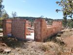 Elévation des murs en brique de 20 R=1.40