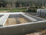 Élévation du vide sanitaire de 0.80, arases et pose du plancher RT 2012