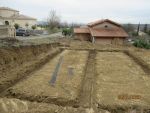 Ferraillage des fondations en 15x35 tor de 10