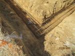 Ferraillage des fondations en 15x35 tor de 10