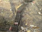 Ferraillage des fouilles en 15x35 tor de 10