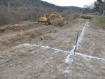 Implantation du chantier et fouilles