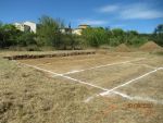 Implantation du chantier pour le terrassement et traçage des fouilles