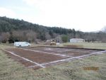 Implantation du chantier pour le terrassement et traçage des fouilles