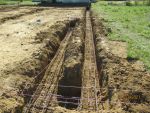 Pose des armatures en tor de 10 pour zone sismique 3