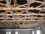 Pose des suspentes, fourrures et du faux plafond