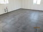 Pose du carrelage des 2 maisons