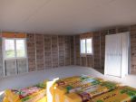 Pose du plafond en placo et doublage des murs