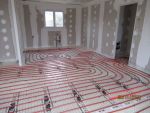 Pose du plancher chauffant