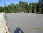 Premier plancher coulée