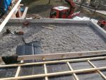 Réalisation de l'étanchéité de la toiture terrasse et gravier