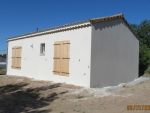 Réalisation de la façade en finition gratté et test final RT 2012 de 0.17