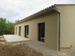 Réalisation de la façade finition gratté