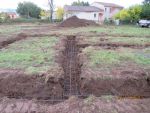Réalisation des fouilles de la maison et ferraillage