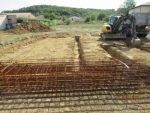 Réalisation des fouilles et ferraillage 15x35 en tor de 10