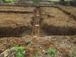 Réalisation des fouilles et ferraillage 15x35 en tor de 10