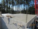 Second plancher de l'étage coulée