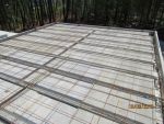 Second plancher de l'étage prêt au coulage