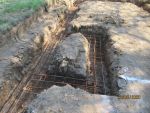 Terrassement de la plate-forme, réalisation des fouilles et pose des armatures