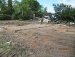 Terrassement et implantation du chantier