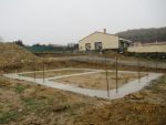 Coulage des fouilles et fers en attente en tor de 10 normes sismiques zone 3 pour la 2°maison