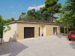Création de la 2°maison de 117 m² habitable avec garage intégré de 25 m²