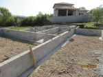 Élévation des murs en agglo du vide sanitaire