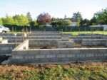 Élévation des murs en agglo du vide sanitaire