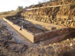 Élévation des murs en agglos du vide sanitaire