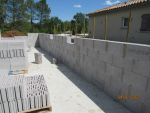 Elévation des murs en bétotherm