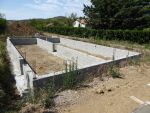 Élévation du vide sanitaire de la 1°maison