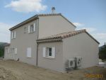 Façade finition grattée