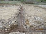 Ferraillage des fondations en 15x35 tor de 10