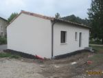 Fin des façades des 4 maisons