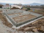 Murs du vide sanitaire terminés