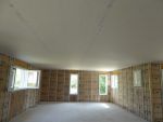 Plafond suspendu et isolation périphérique