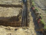 Pose des armatures pour les fondations en 15x35 tor de 10 zone 3