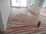 Pose du plancher chauffant