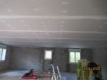 Poste placo, pose du faux plafond