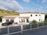 Réalisation d'un habitation à étage avec une mezzanine avec vide sur séjour