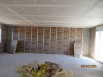 Réalisation du faux plafond et pose des ossatures métallique du doublage