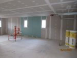 Réalisation du faux plafond et pose du doublage