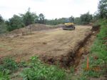 Terrassement et implantation du chantier